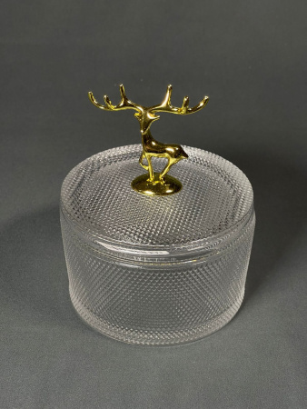 Ваза с крышкой *Олень* G49-L